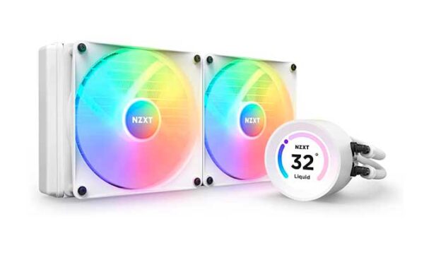Nzxt Kraken Elite 280 Rgb Procesador Sistema De Refrigeración Líquida Todo En Uno 14 Cm Blanco 1 Pieza(S)