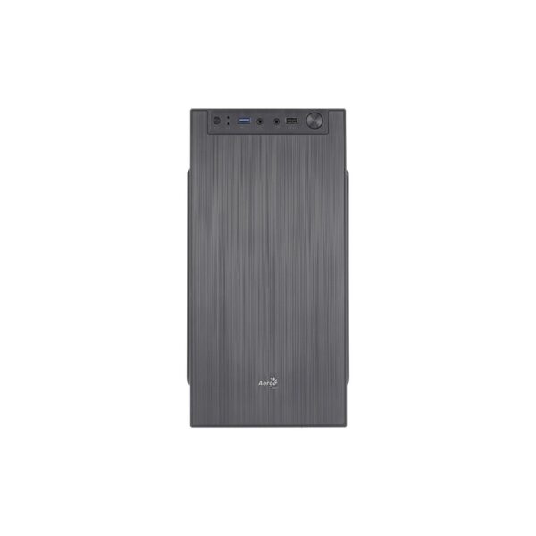 Aerocool Cs108Bkv1 Caja Pc Compacta Micro Atx Aluminio Pulido Ventilador 80Cm Negro - Imagen 2
