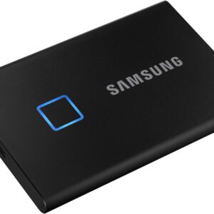 Disco Ssd Externo Samsung T7 Touch 1Tb Usb Tipo-C 3.2 Cifrado Hardware Desbloqueo Con Huella Negro Mu-Pc1T0K/Ww