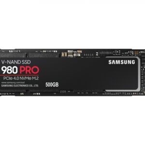 Disco Ssd Samsung 980 Pro M.2 500Gb Pci Express 4.0 V-Nand Mlc Mz-V8P500Bw