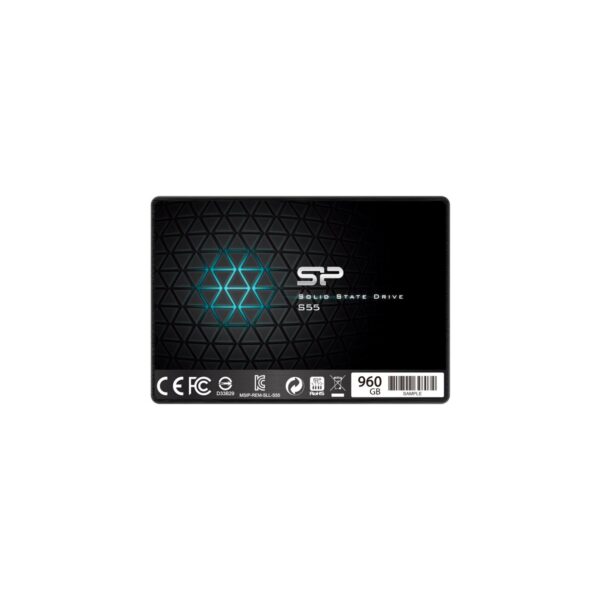 Disco Ssd Sp S55 960Gb Sata 3 2.5P Negro Sp960Gbss3S55S25