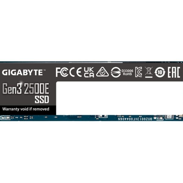 Gigabyte Gen3 2500E Ssd 2Tb M.2 Pci Express 3.0 3D Nand Nvme