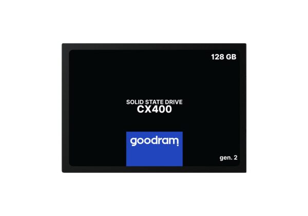 Goodram Cx400 Disco Ssd 2.5 Gen.2 128Gb Serial Ata Iii 3D Tlc Nand Negro Azul