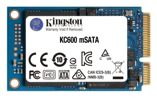 Kingston Technology Kc600 Disco Ssd Msata 1024Gb Serial Ata Iii 3D Tlc