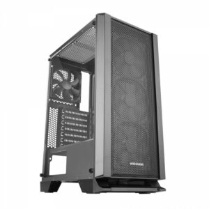 Mars Gaming Mc-Master Caja Pc Atx Panel Frontal Metal-Mesh Cristal Templado 4 Ventiladores Ultra-Silenciosos 120Mm Negro