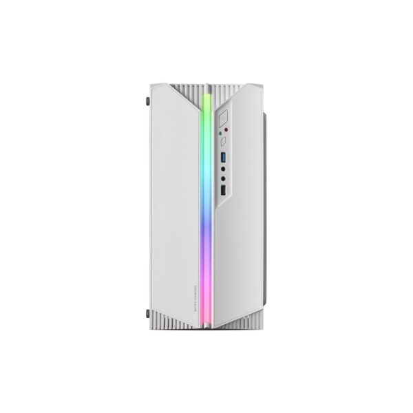 Mars Gaming Mc-S1 Blanco Caja Pc Compacta Gaming Micro-Atx Iluminación Argb 12 Modos Ventilador Frgb Ventana Lateral Completa - Imagen 2