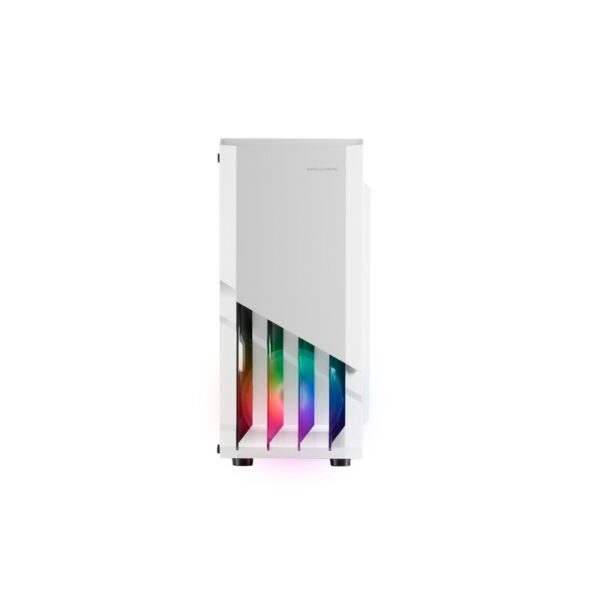 Mars Gaming Mc-X2 Blanco Caja Pc Gaming Atx Frontal Acero Frgb 2 Ventiladores 12Cm Frgb Ventana Lateral Completa - Imagen 2