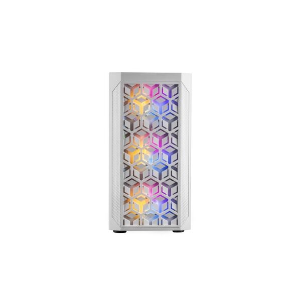 Mars Gaming Mcmeshw Caja Torre Gaming Micro Atx 3X Ventilador Frgb Blanco - Imagen 2