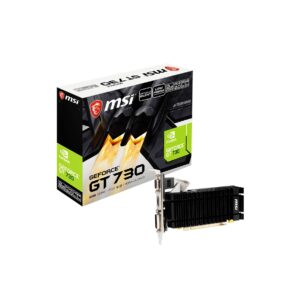 Msi N730K-2Gd3H/Lpv1 Tarjeta Grafica Nvidia Geforce Gt 730 2Gb Gddr3 Negro