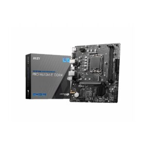 Msi Pro H610M-E Ddr4 Placa Base Intel H610 Lga 1700 Micro Atx