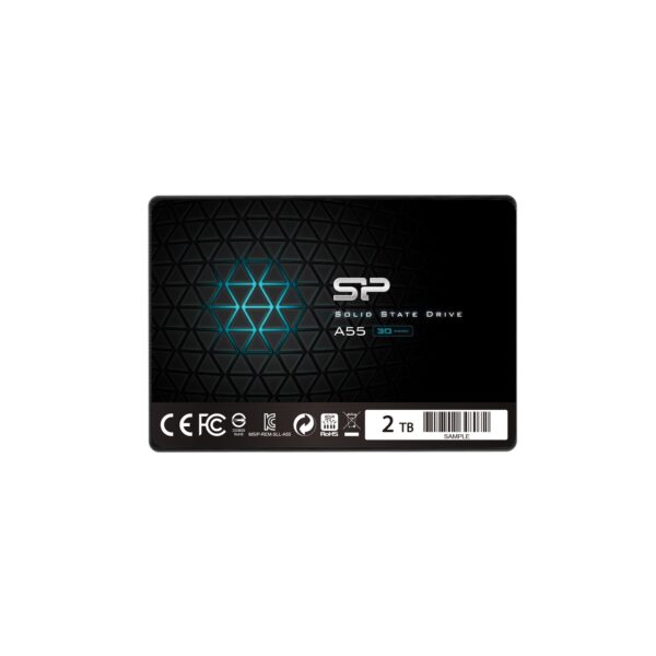 Silicon Power Ace A55 Disco Ssd 2.5 2Tb Serial Ata Iii 3D Nand Negro