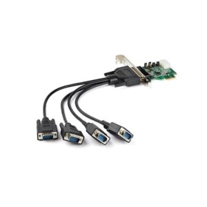 Startech.Com Tarjeta Pci Express Serie De 4 Puertos Rs232 Uart 16950