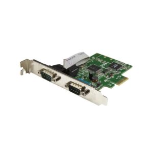 Startech.Com Tarjeta Serie Pci Express De 2 Puertos Db9 Rs232 Con Uart 16C1050 - Adaptador Interno Serie Pci-E