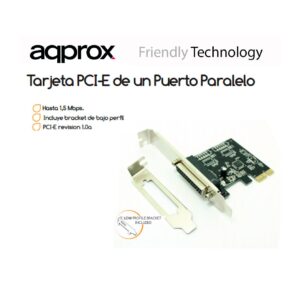 Tarjeta Paralelo 1 Puerto Pci-E Approx Apppcie1P