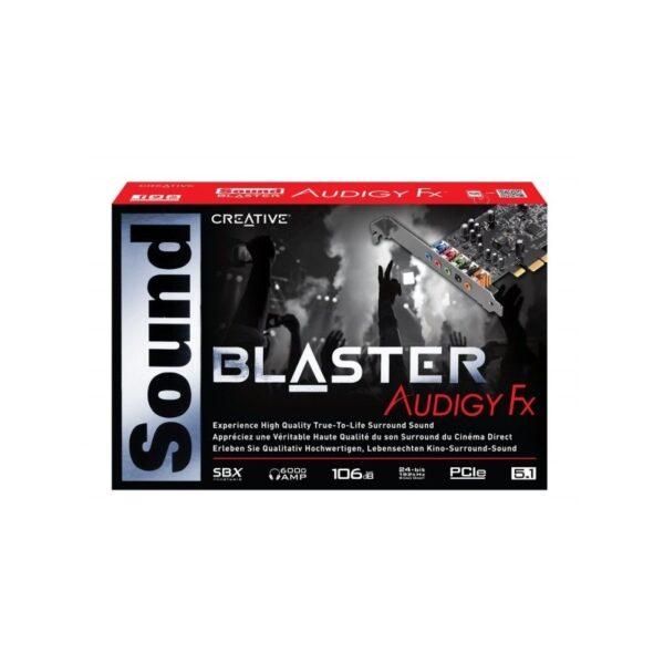Tarjeta Sonido Creative 5.1 Sound Blaster Audigy Fx Pci-E 70Sb157000000 - Imagen 2