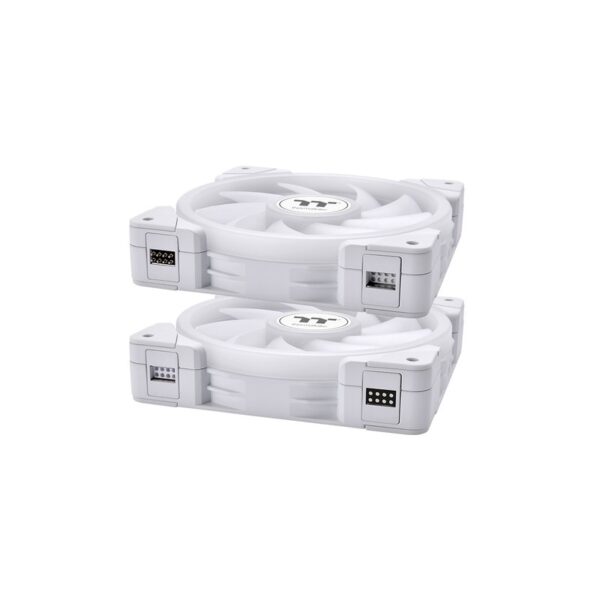 Thermaltake Swafan Ex12 Argb Carcasa Del Ordenador Refrigerador De Aire 14 Cm Blanco 3 Pieza(S) - Imagen 2