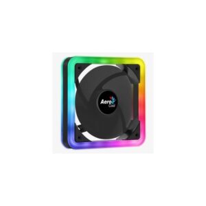 Ventilador Aerocool 12Cm Doble Anillo Led Rgb Almohadillas Antivibracion Edge14