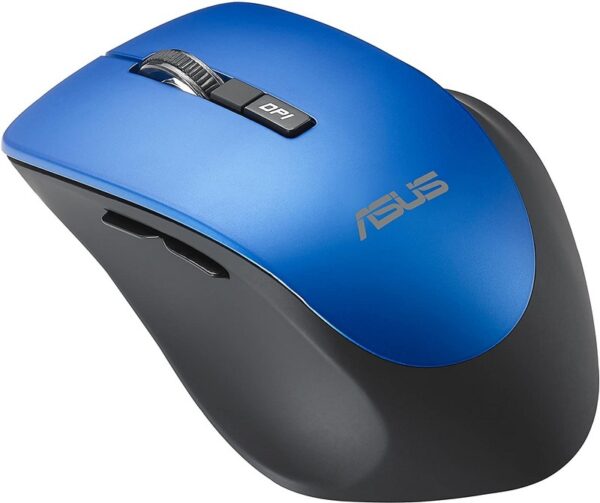 Asus Wt425 Ratón Mano Derecha Rf Inalámbrico Óptico 1600 Dpi Negro, Azul
