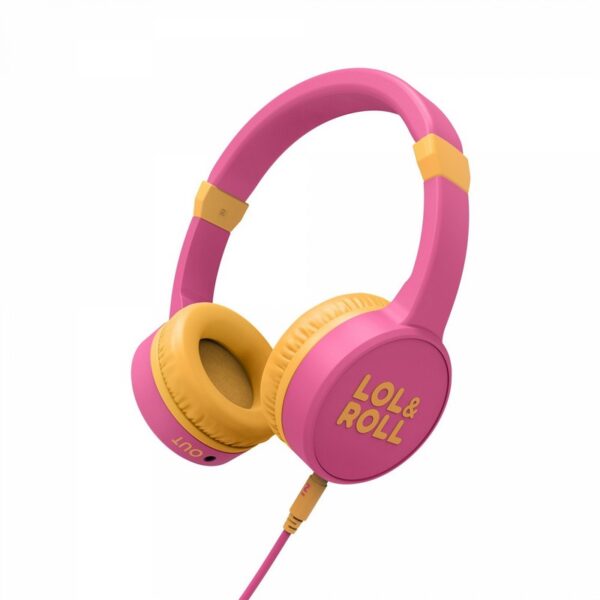 Energy Sistem Lol&Roll Pop Auriculares Alámbrico Diadema Música Rosa, Amarillo