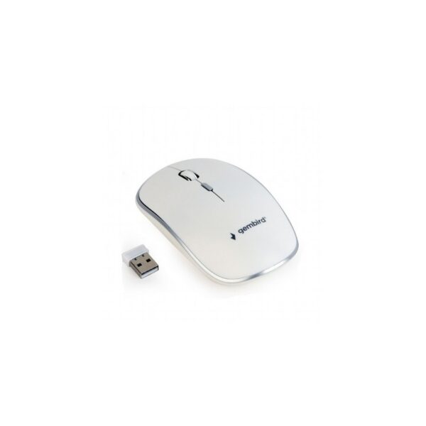 Gembird Musw-4B-01-W Ratón Ambidextro Rf Inalámbrico Óptico 1600 Dpi
