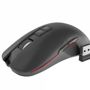 Genesis Zircon 330 Raton Gaming Rf Inalambrico Optico 3600Dpi Negro Rojo