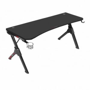 Mars Gaming Mesa Gaming 140Cm Soportes Extra Alfombrilla Total Negro