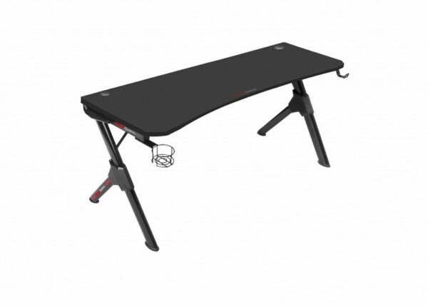 Mars Gaming Mesa Gaming 140Cm Soportes Extra Alfombrilla Total Negro