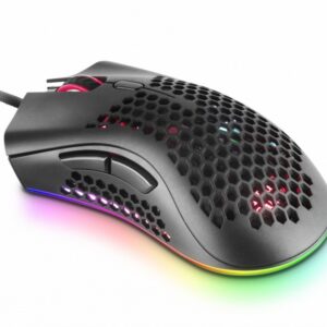 Mars Gaming Mmex Raton Gaming Rgb Usb Tipo-A Optico 32000Dpi Ultraligero Negro