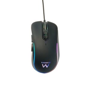 Ratón Ewent Mano Derecha Usb Tipo A Óptico 3600 Dpi Negro