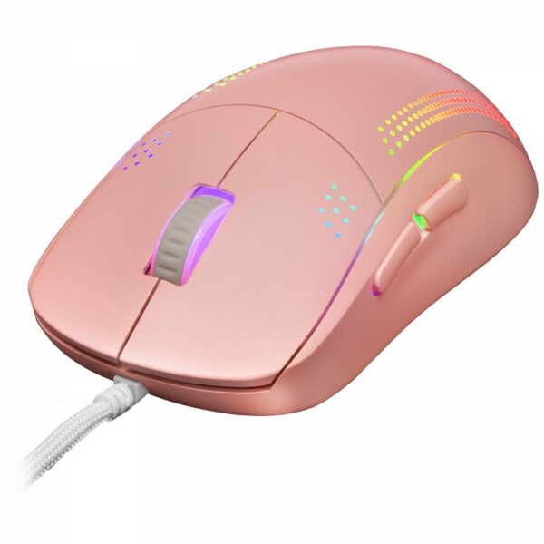 Ratón Mars Gaming Mmpro Mano Derecha Usb Tipo A Óptico 32000 Dpi Rosa