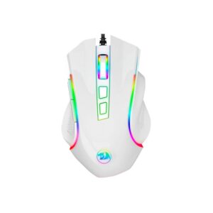 Redragon M607W Griffin Raton Gamin- Usb Blanco Rgb Hasta 7200Dpi