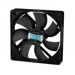 Ventilador 8Cm 3Go Negro