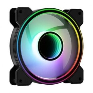 Aerocool Mirage12 Argb Ventilador 12Cm 1300Rpm Infinity Mirror Incluye Cable Adaptador 6-Pin Requiere Placa Base Addressable