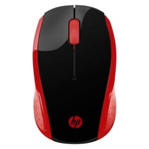 Raton Inalambrico Hp 200 1000 Ppp Alcance 10M Diseño Ambidiestro Rojo Imperial 2Hu82Aa
