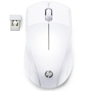 Raton Inalambrico Hp 220 Snow 2.4Ghz 1200Ppp 3 Botones Led Azul 1600Dpi Nano Receptor Usb 1Xaa Blanco 7Kx12Aa