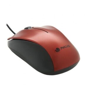 Raton Ngs Crew Optico 1200Dpi Usb Negro/Rojo