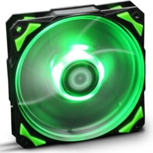 Ventilador Caja Nox Hummer H-Fan 120 Led Verde Nxhummerf120Lg