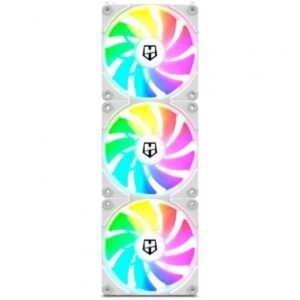 Nox Easy Link Carcasa Del Ordenador Refrigerador De Aire 12 Cm Blanco 3 Pieza(S)
