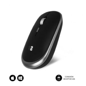 Subblim Mini Raton Inalámbrico Wireless Space 1600 Dpi Negro, Gris