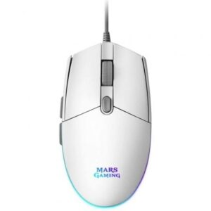 Raton Mars Gaming Mmg Rgb Blanco Mmgw