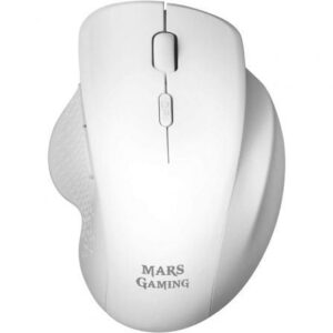Mars Gaming Raton Inalambrico Ergonomico 3200 Dpi Blanco