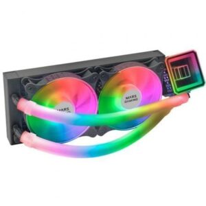Mars Gaming Ml-Ultra240 Negro Refrigeración Líquida Cpu Tdp 500W Espejo Infinito 2 Ventiladores Silenciosos Fdb Argb Tubos Argb Multisocket Universa