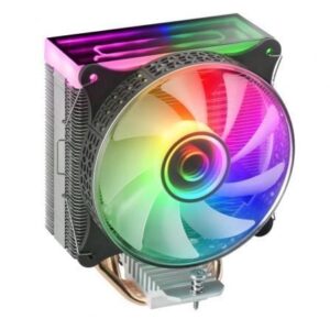 Mars Gaming Mcpu-Vr Negro Disipador Cpu Doble Espejo Infinito Argb 4 Heatpipes Hct Tdp 180W Ventilador Ultra-Silencioso Pwm 12Cm