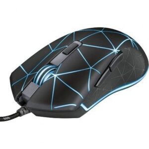 Raton Trust Gaming Gxt 133 Locx 800 4000Ppp Iluminacion Led 4 Efectos 6 Botones Cable Usb 1.8M Negro 22988