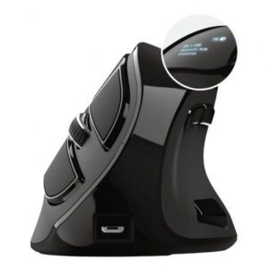 Raton Ergonomico Trust Rf Inalambrica Bluetooth Optico 2400 Dpi Negro 23731