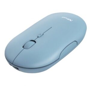 Ratón Trust Puck Ambidextro Rf Inalámbrica + Bluetooth 1600 Dpi Azul