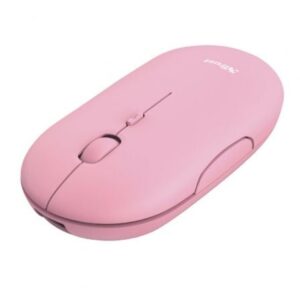Trust Puck Raton Ambidextro Rf Inalambrica Bluetooth Optico 1600Dpi Rosa