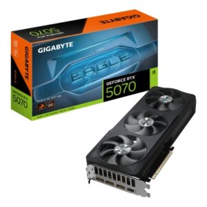 GIGABYTE GeForce RTX 5070 EAGLE OC SFF 12G Tarjeta Gráfica - 12GB GDDR7, 192 bits, PCI-E 5.0, 2587 MHz Core Clock, 3 x DP 2.1a, 1 x HDMI 2.1b, NVIDIA