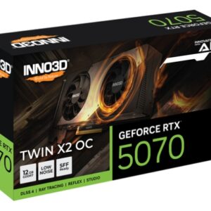 Inno3D GeForce RTX 5070 TWIN X2 OC NVIDIA 12 GB GDDR7