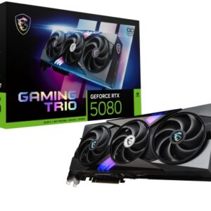 MSI GAMING GEFORCE RTX 5080 16G TRIO OC tarjeta gráfica NVIDIA 16 GB GDDR7